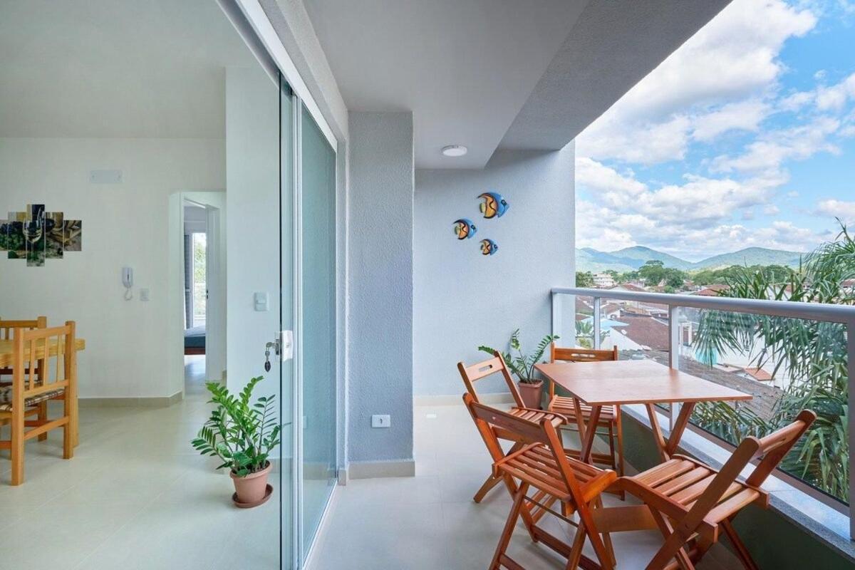 Apartamento Varanda Gourmet, 270mpraia, Vista Mar, Wifi264mbps Ubatuba